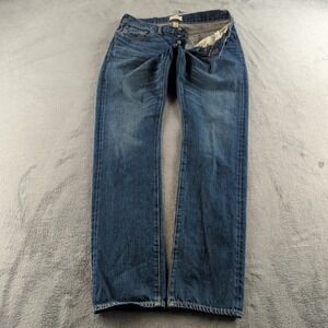 Suitsupply Jeans Mens 34x34 Blue Slim Straight Japanese Selvedge Denim USA